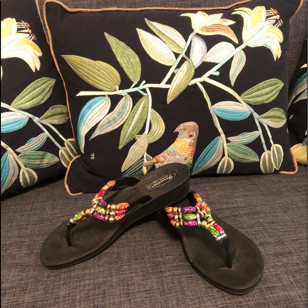 Grandco beaded sandals!